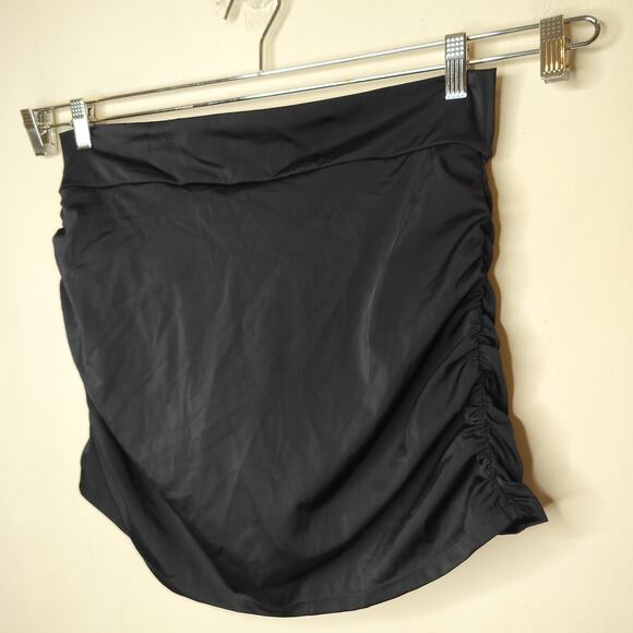 Venus Sensational Swim Skirt Ruched Black Pull On NEW - Picture 3 of 9